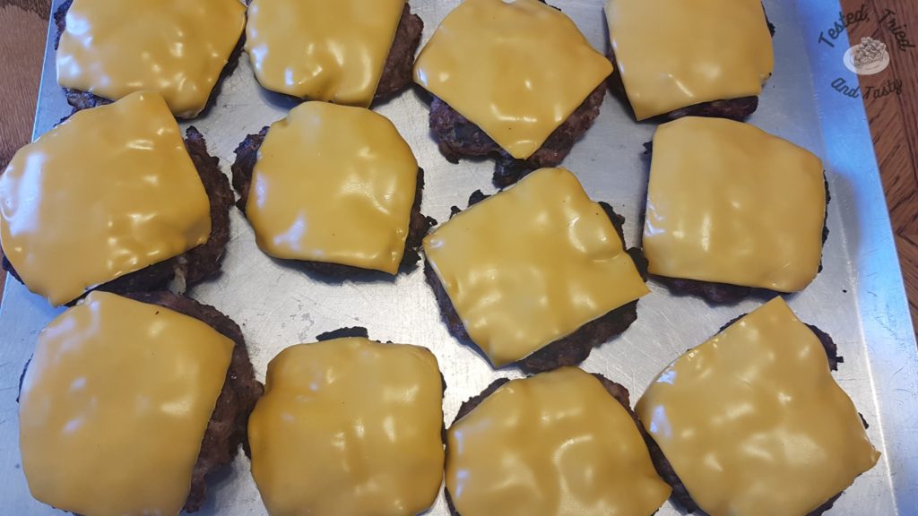 Flavorful Homemade Hamburgers finished grilling.