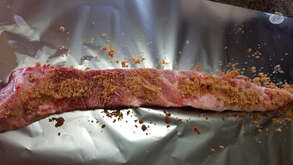 dry rub on mouthwatering sweet and smoky barbecue ribs