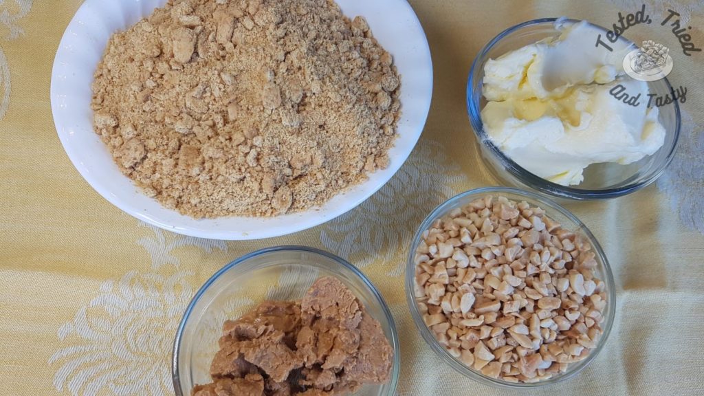 Ingredients for the crust.