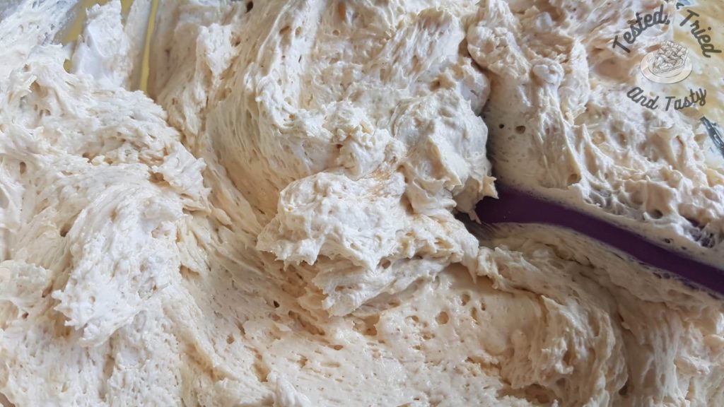 Cooll whip cream cheese, peanut butter and icing sugar mixed for frozen drumstick dessert.