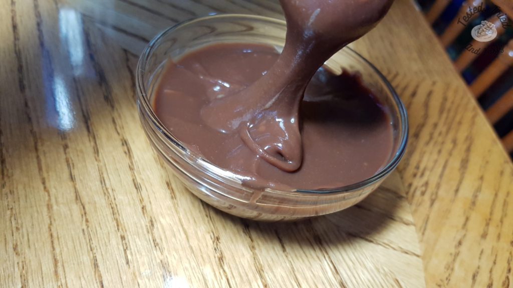 Thick and rich chocolate sauce.