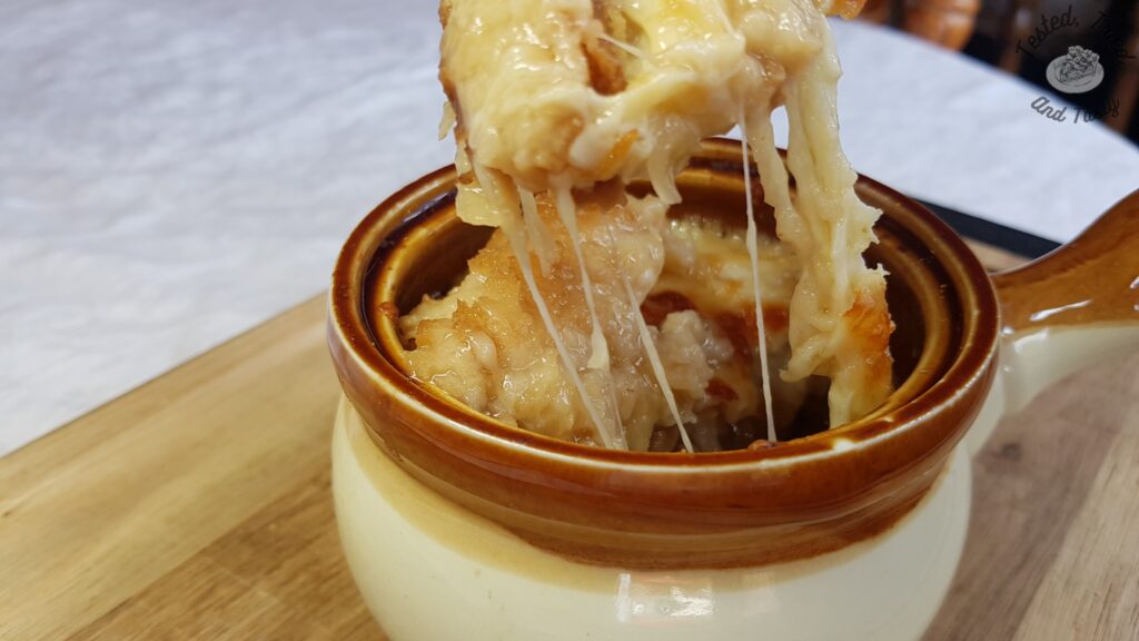 French onion soup.