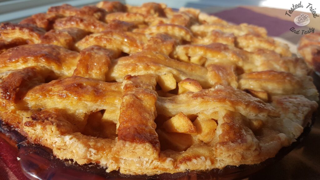 Caramel apple pie.
