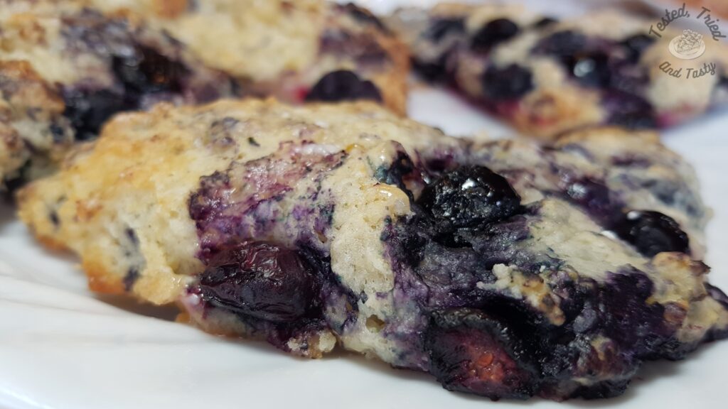 Blueberry lemon scones.