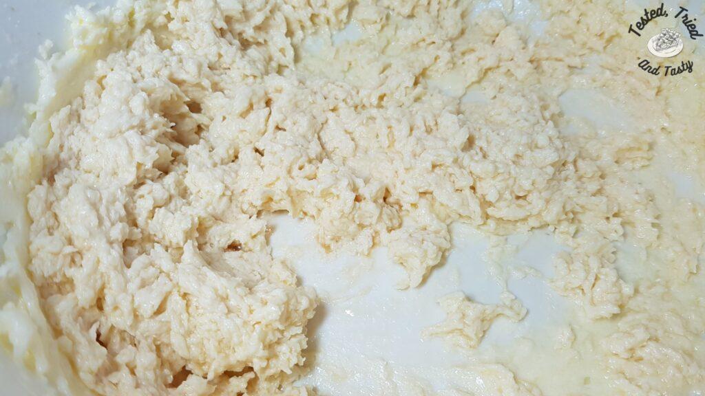 Cookie dough for icebox cookies.