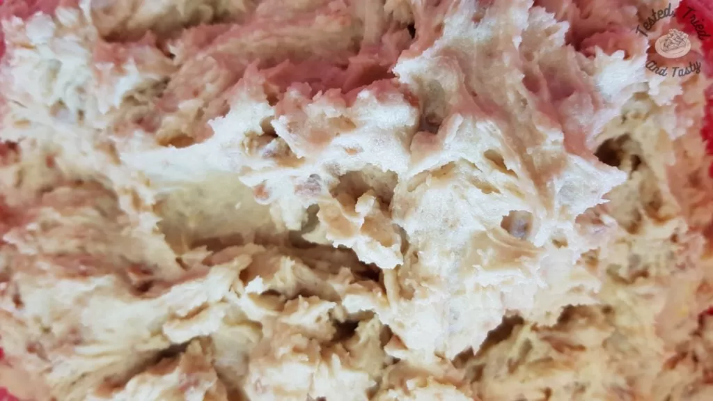 Batter for sweet and chewy toffee cookies