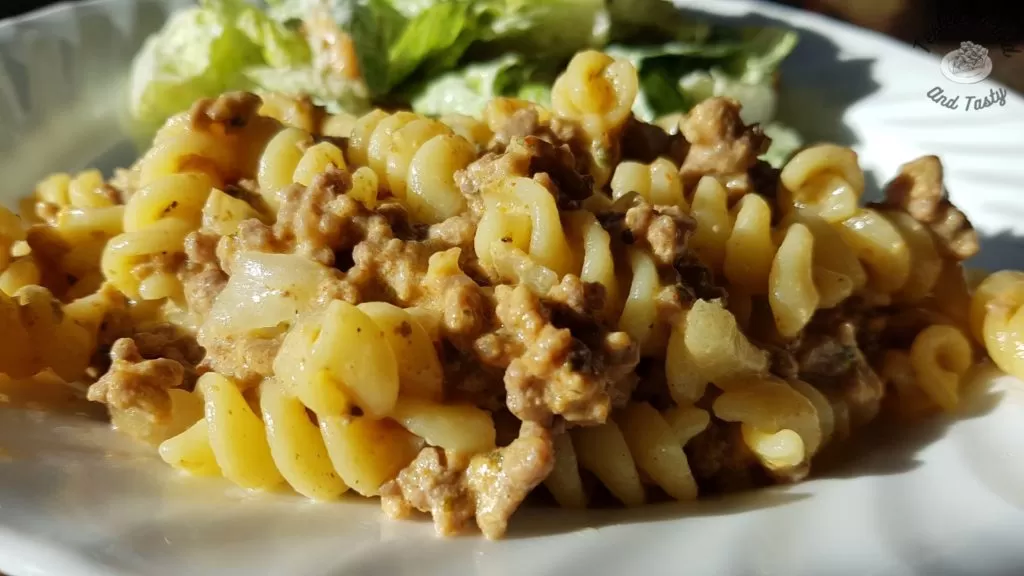 Cheesy Homemade Hamburger Helper.