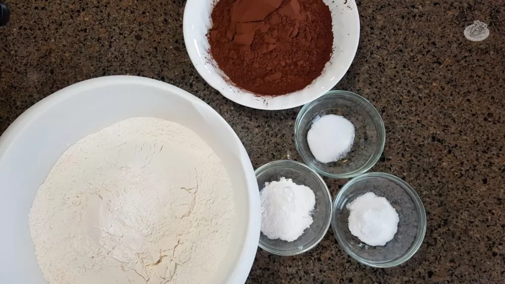 ingredients for homemade oreo cookies