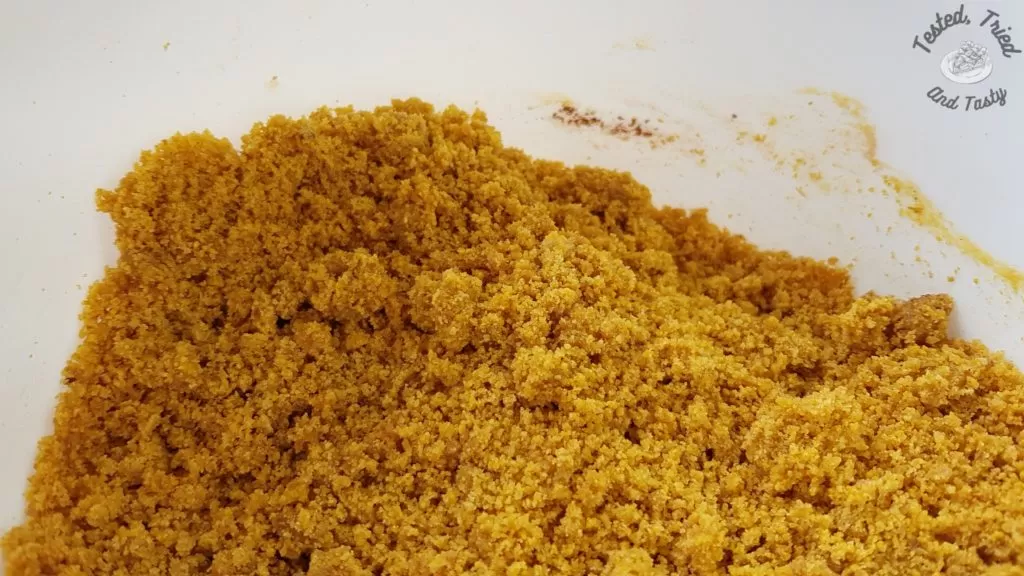 graham crumb mixture for crust.