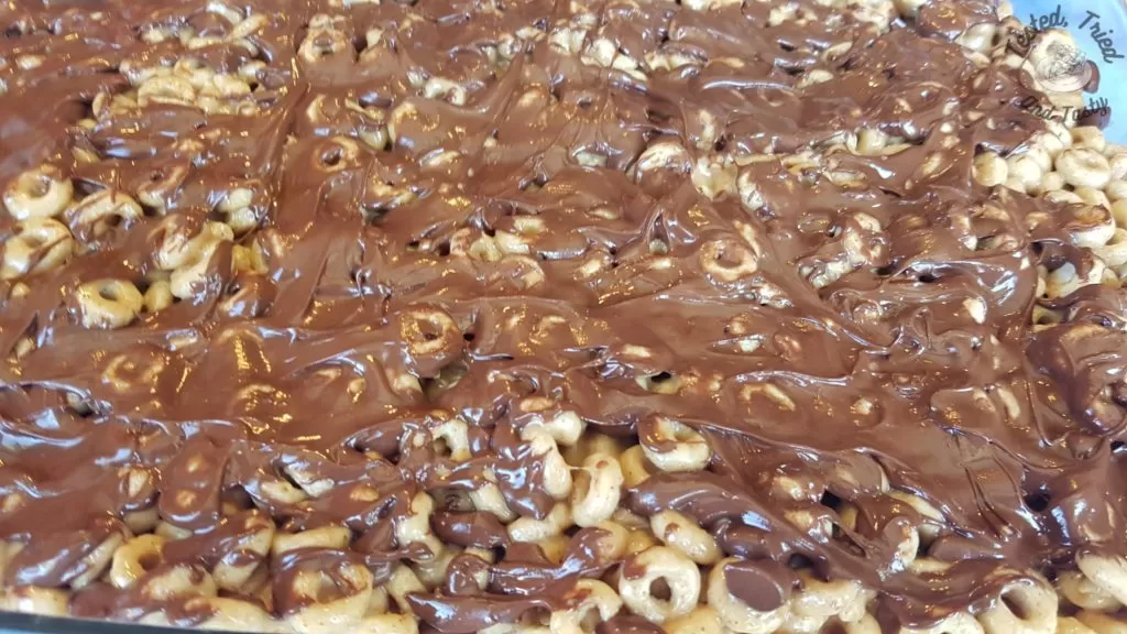 Peanut butter cheerio bars.