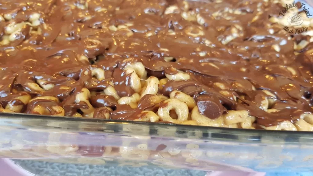Peanut Butter Cheerio Bars.