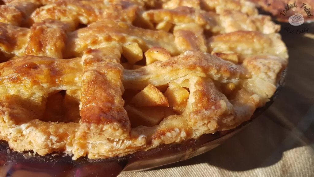Caramel apple pie.