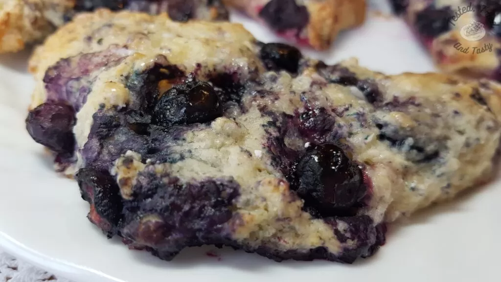 Blueberry lemon scones recipe.