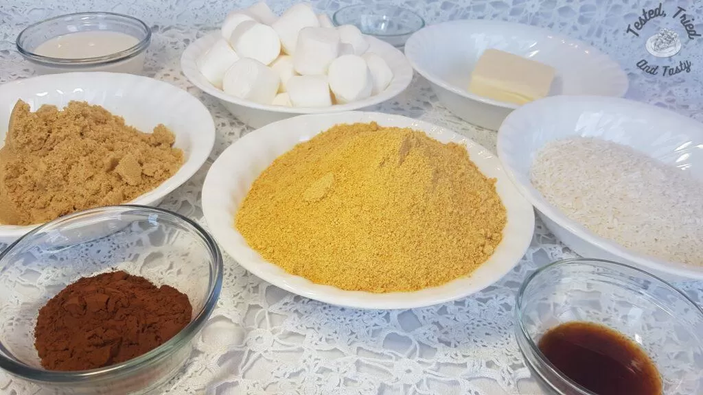 Ingredients for Nanny's famous snowballs.