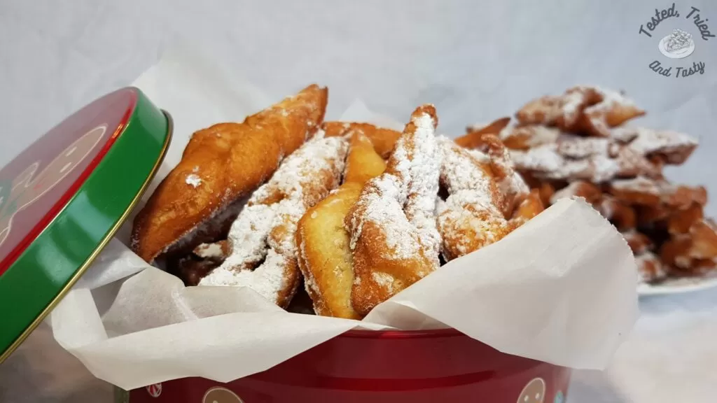 Fattigman ready to give as gifts or eat.